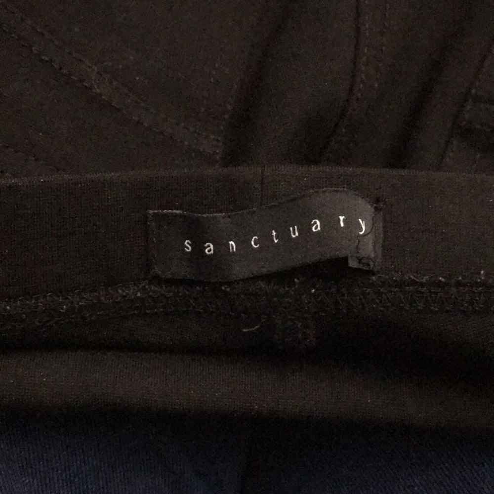 SANCTUARY Black Pull On Pants Size Medium - Picture 7 of 8
